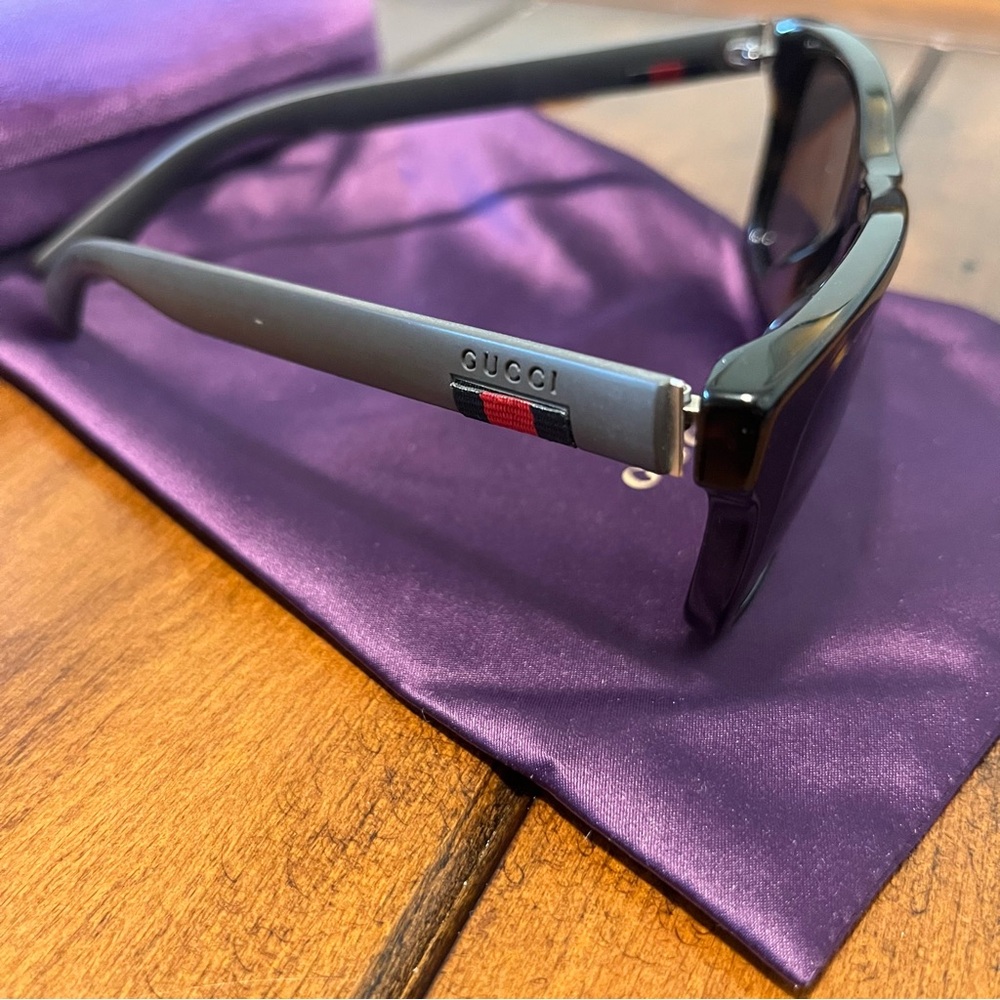 Gucci GG0008S 003 Havana Tortoise Shell Unisex Sunglasses 54-19-150 - Picture 4 of 10